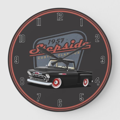 Vintage 1957 Stepside Large Clock