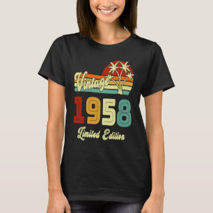 Vintage 1958  65 Year Old  65th Birthday T-Shirt