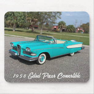 Vintage 1958 Edsel Pacer Convertible Mouse Pad