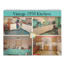 Vintage 1958 Kitchens - Classic 1950's Decor Calendar Vintage 1958 Kitchens - Classic 1950's Decor Calendar