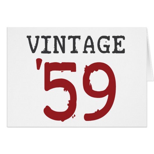 Vintage 1959 cards (Front Horizontal)