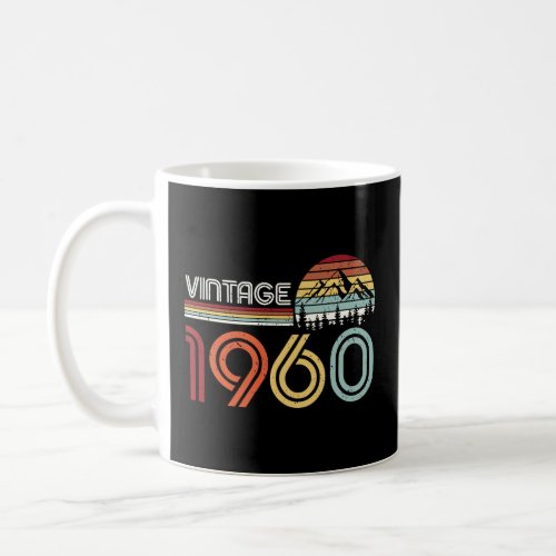 Vintage 1960 63rd Birthday  Turning 63 Year Old Bd Coffee Mug