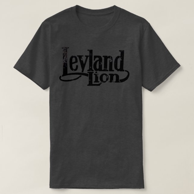 Vintage 1960s Leyland Lion bus logo T-Shirt (Design Front)