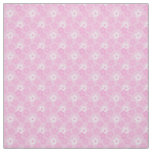 vintage 1960s pink floral print pattern fabric