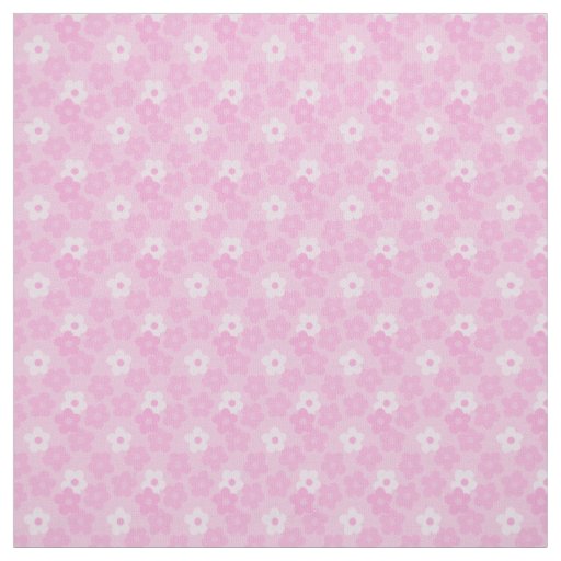 vintage 1960s pink floral print pattern fabric