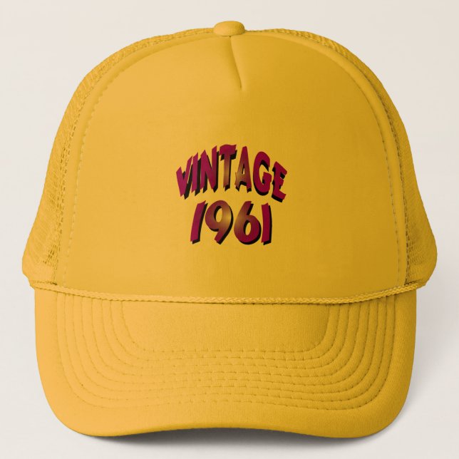 Vintage 1961 trucker hat (Front)