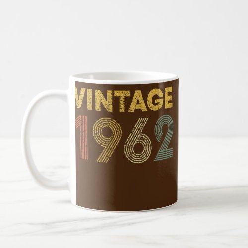 Vintage 1962 60th Birthday Gift Men Women 60 Coffee Mug