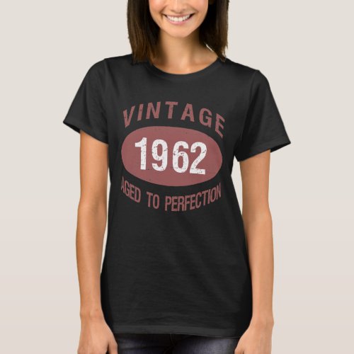 Vintage 1962 60th Birthday T_Shirt