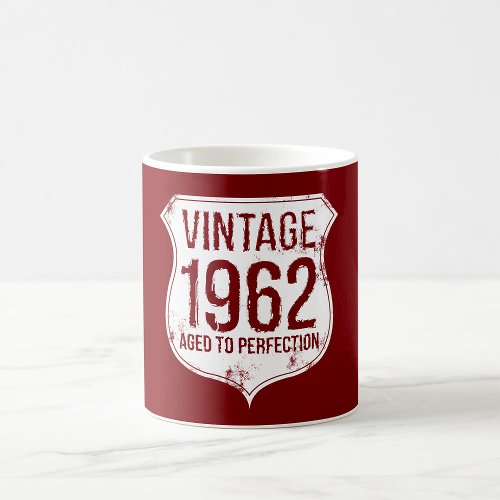 Vintage 1962 Aged To Perfection Coffee Mug