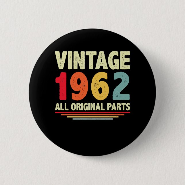 Vintage 1962 button (Front)