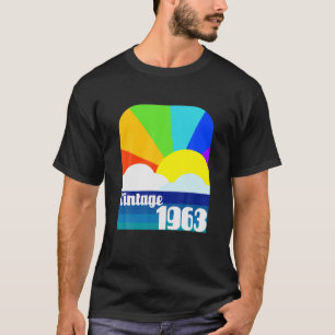 Vintage 1963 59Th Birthday 59 Year Old Birthday T-Shirt
