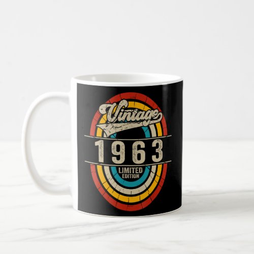 Vintage 1963 60th Birthday 60 Years Old  Coffee Mug