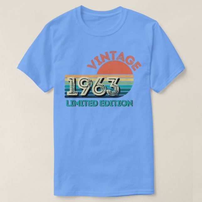 Vintage 1963 limited edition2 T-Shirt (Design Front)