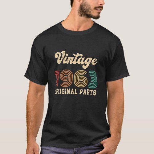 Vintage 1963 Original Parts _ Vintage Original Par T_Shirt