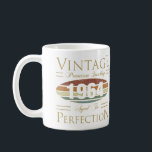 Vintage 1964 60th Birthday Coffee Mug<br><div class="desc">A cool birthday gift idea for men who are celebrating a milestone age. Says ‘vintage,  premium quality,  aged to perfection’. Awesome birth year gifts for dad,  brother,  grandfather,  or even just best friend or coworker.</div>