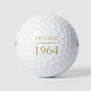 Vintage 1964 60th Birthday Golf Balls