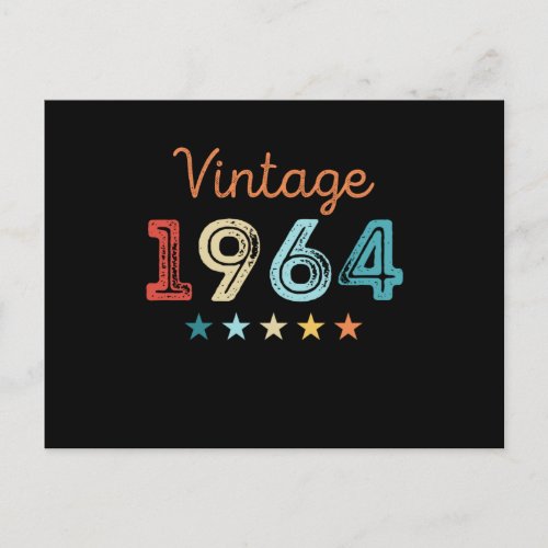 Vintage 1964 60th Birthday Retro Gift 60 year old