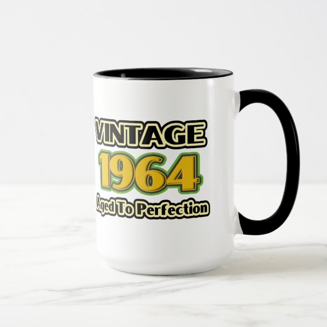 Vintage 1964 - Aged To Perfection Mug (Right)