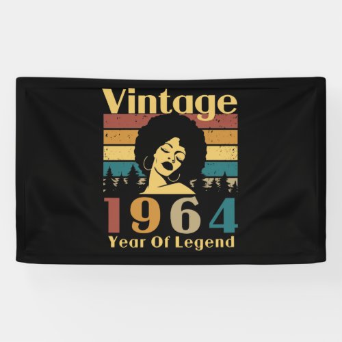 Vintage 1964 banner