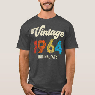 Vintage 1964 Original Parts 57th Birthday T-Shirt
