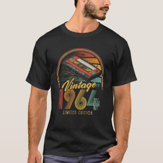 Vintage 1964 Retro Cassette 1964 58th Birthday 58  T-Shirt