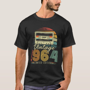 Vintage 1964 Retro Cassette 1964 62nd Birthday 62 T-Shirt