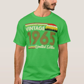 Vintage 1965 Birthday Shirt Limited Edition 1965 B
