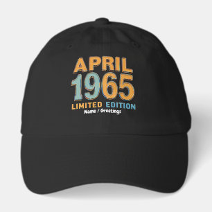 Vintage 1965 Limited Edition 60th Birthday Gift Hat