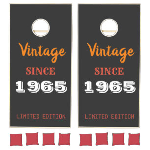 Vintage 1965 Limited Edition Cornhole Set – 60th