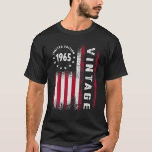 Vintage 1965 Limited Edition Old American Flag 57T T-Shirt