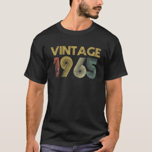 Vintage 1965 Made In 1965 57th Birthday 57 Year T-Shirt