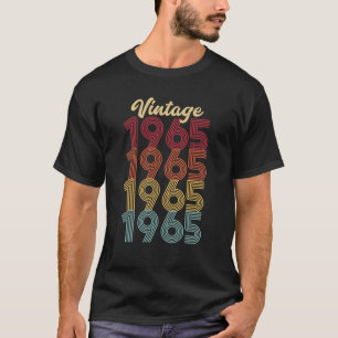 Vintage 1965 Made In 1965 57th Birthday 57 Years O T-Shirt