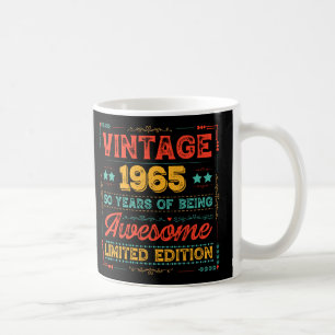 Vintage 1965 Made in 1965 60th Birthday 60 Years Coffee Mug