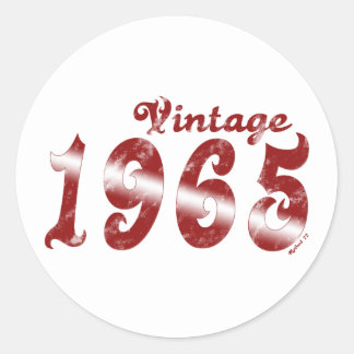 Vintage 1965 Stickers | Zazzle