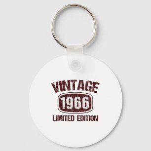 Vintage 1966 60 Years Old 60th Birthday Gift For M Keychain