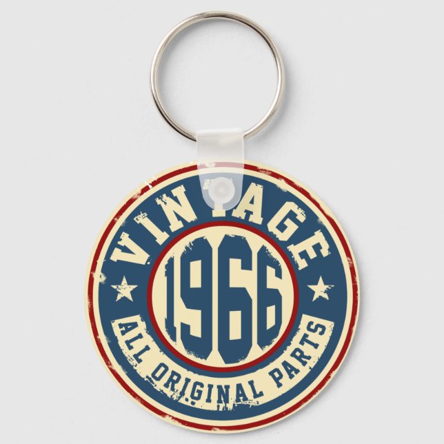 Vintage 1966 All Original Parts Keychain (Front)