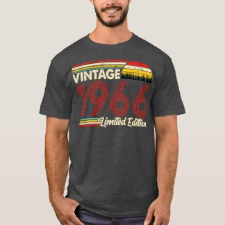 Vintage 1966 Birthday Shirt Limited Edition 1966 B