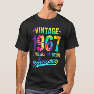 Vintage 1967 55th Birthday Tie Dye 55 Years Of Bei T-Shirt