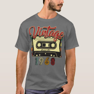 Vintage 1968 Greatest Hits Cassette Tape T-Shirt