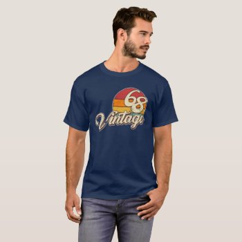 Vintage 1968 T-shirt by styleuniversal at Zazzle