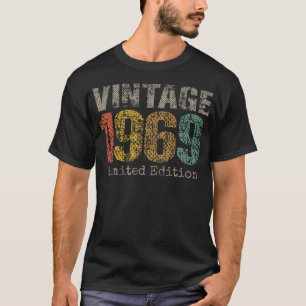 Vintage 1969 55Th Birthday Gifts 55 Year Old For M T-Shirt