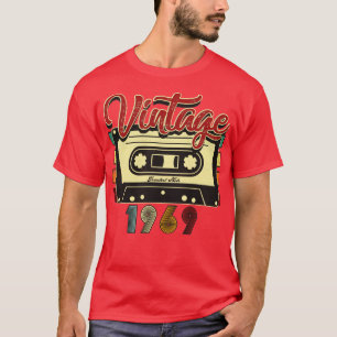 Vintage 1969 Greatest Hits Cassette Tape T-Shirt