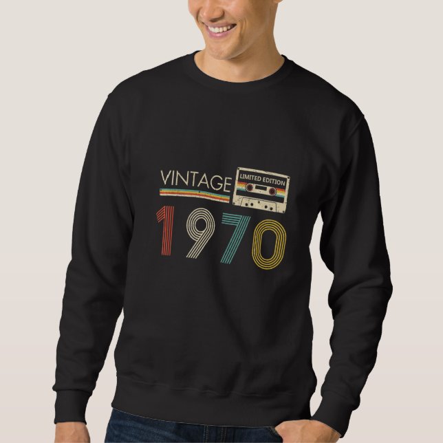 Vintage 1970  Cassette Sweatshirt (Front)