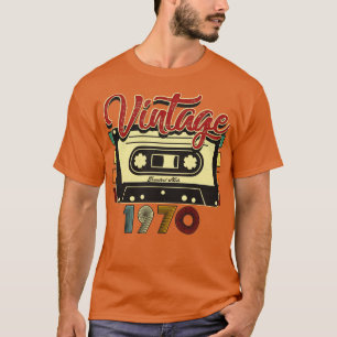 Vintage 1970 Greatest Hits Cassette Tape T-Shirt