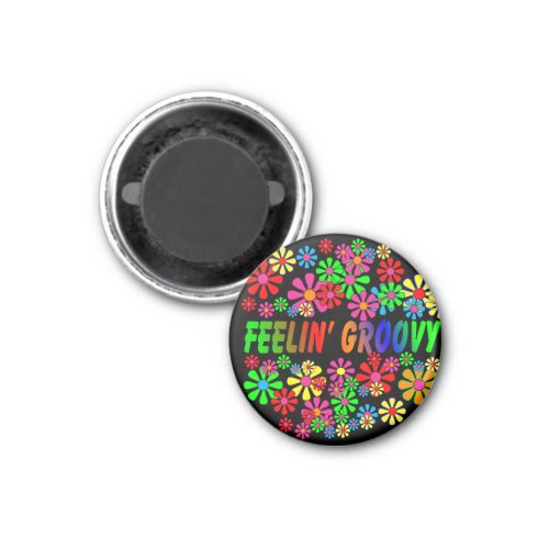 Vintage 1970s Feelin Groovy ll Magnet