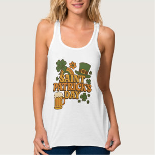 Vintage 1970s Saint Patrick's day Tank Top