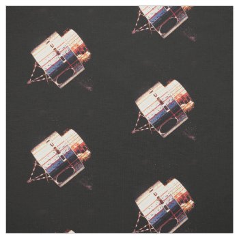 Vintage 1970's Satellite Fabric by ThinxShop at Zazzle