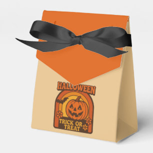 Vintage 1970s Trick or Treat Halloween Favor Boxes