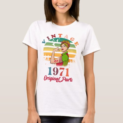 Vintage 1971 Original Parts T_Shirt