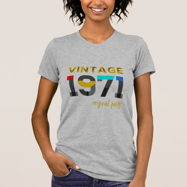 Vintage 1971 Original Parts T-Shirt (Front)